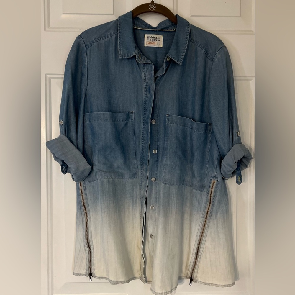 Fancy Denim shirt size 4